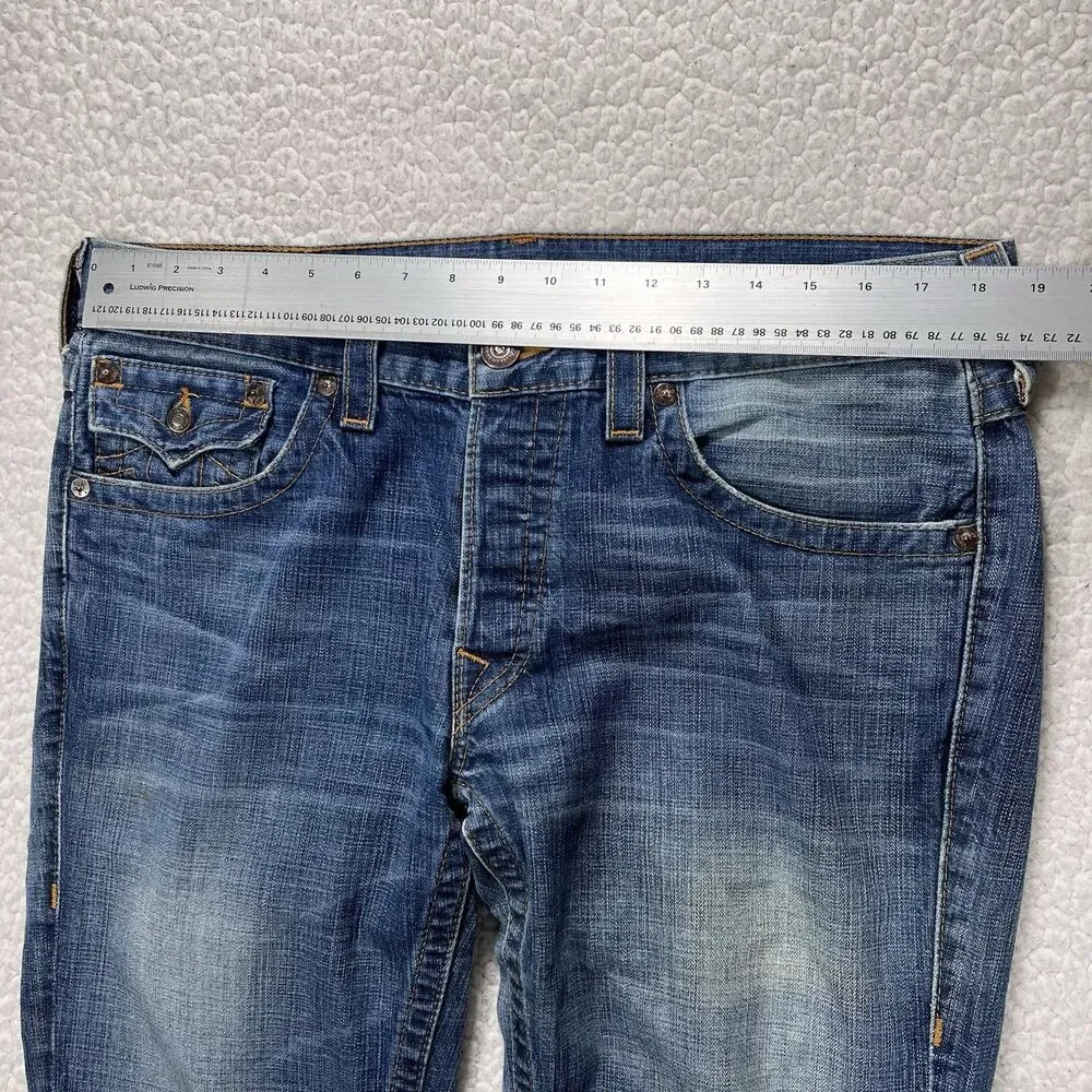 True Religion Zach Jeans Men’s 36 USA Y2K‎ Straight Leg Denim Streetwear